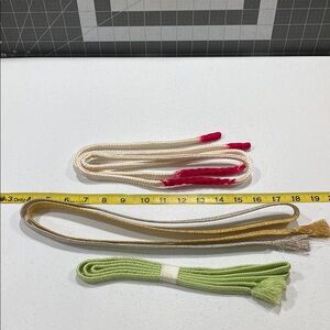 Set of Three Obijime Obi Cords
